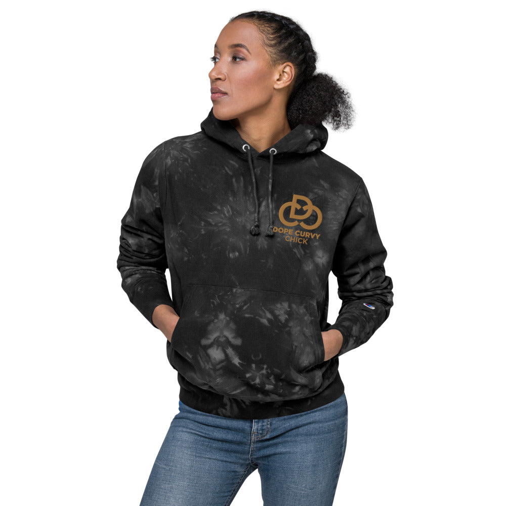 DCC Champion Tie-Dye Hoodie – Dope Curvy Chick